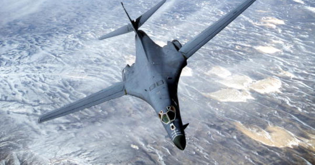 Featured image for "B-1 Bomber Crash-Lands at South Dakota Base, Air Force Confirms"