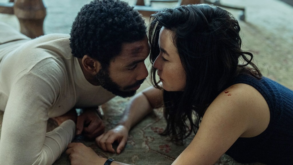 Featured image for "Donald Glover and Maya Erskine face danger as spies in 'Mr. & Mrs. Smith' teaser"