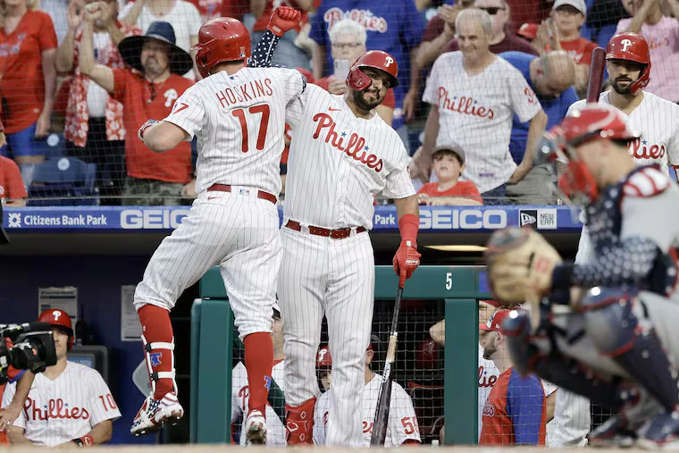 Phillies' First Baseman Hoskins Out for Season with Torn ACL