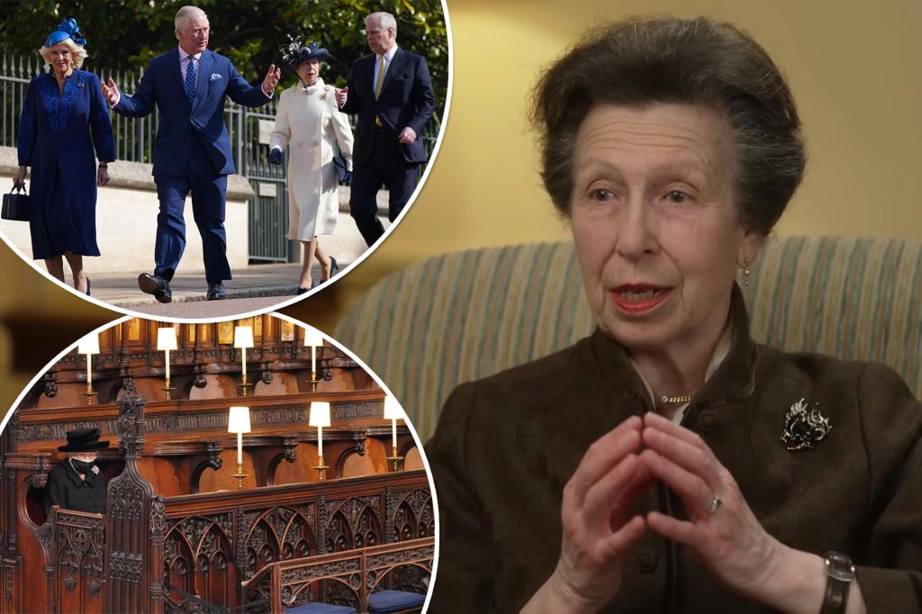 Princess Anne cautions against a "slimmed-down" monarchy under King Charles.