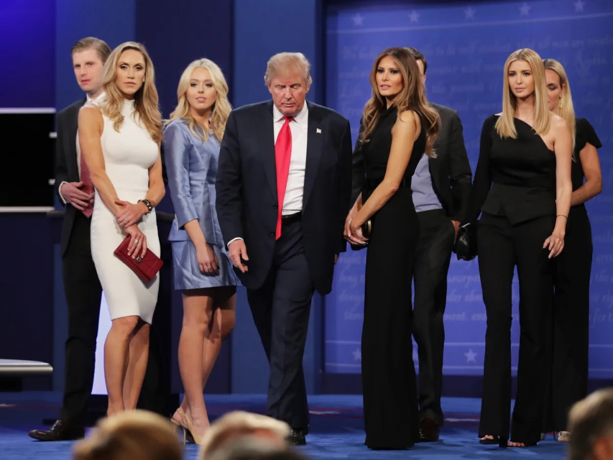 Trump Family Member Spotted at Kim Kardashian's Party Amid Father's Trials
