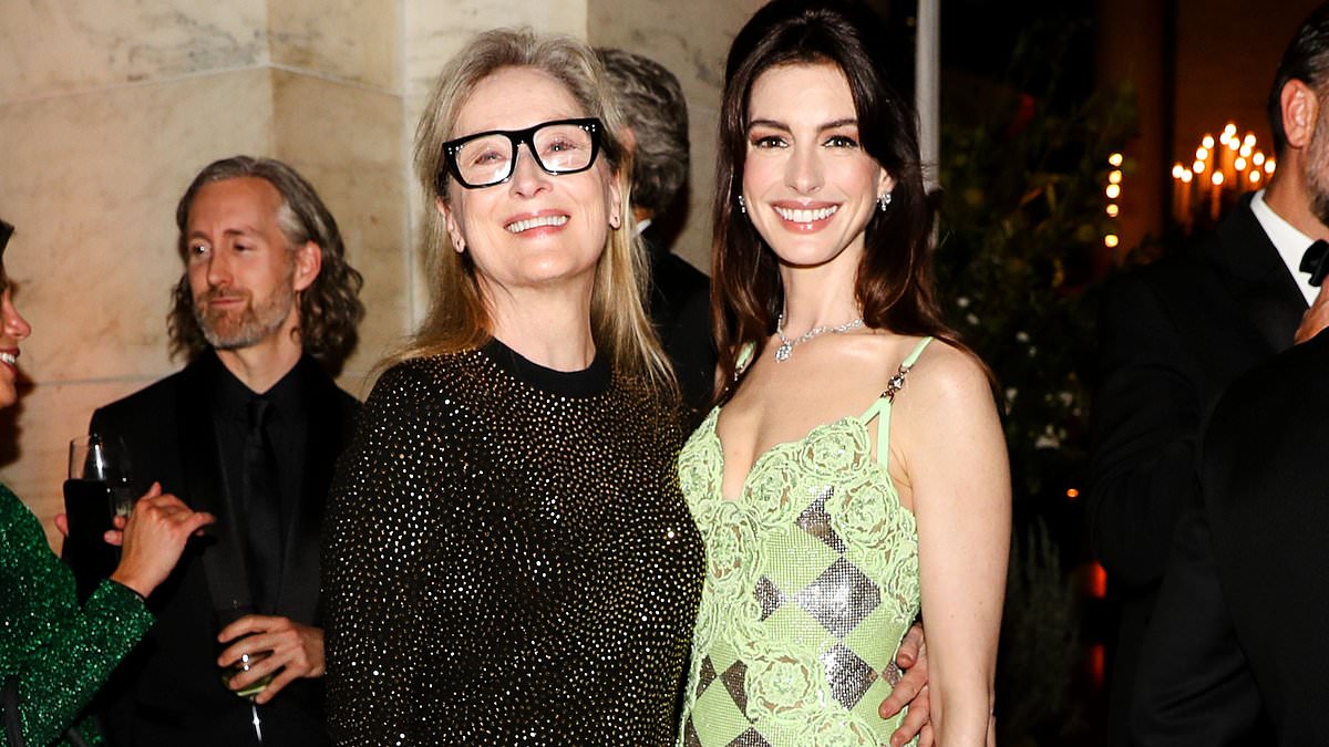 Featured image for Anne Hathaway and Meryl Streep Reunite at George Clooney's Albie Awards