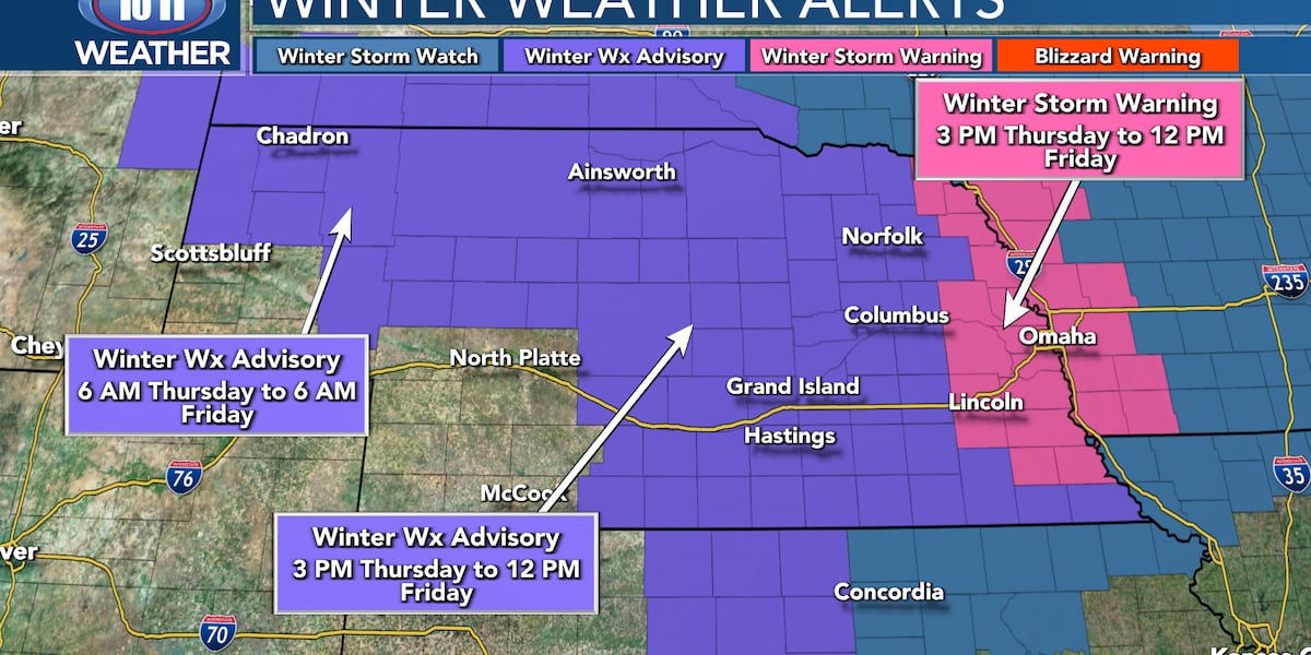 "Nebraska Braces for Another Round of Snow and Dangerous Cold"