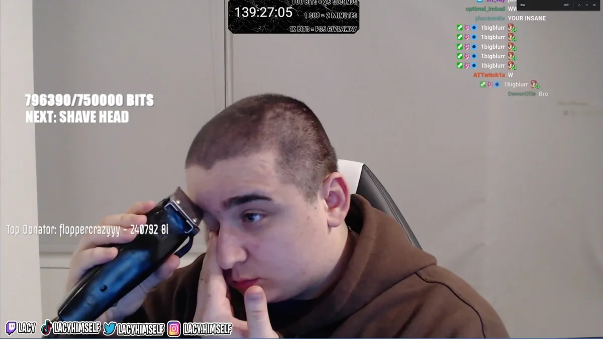 Fortnite Streamer Scammed into Shaving Head for Fake Donation