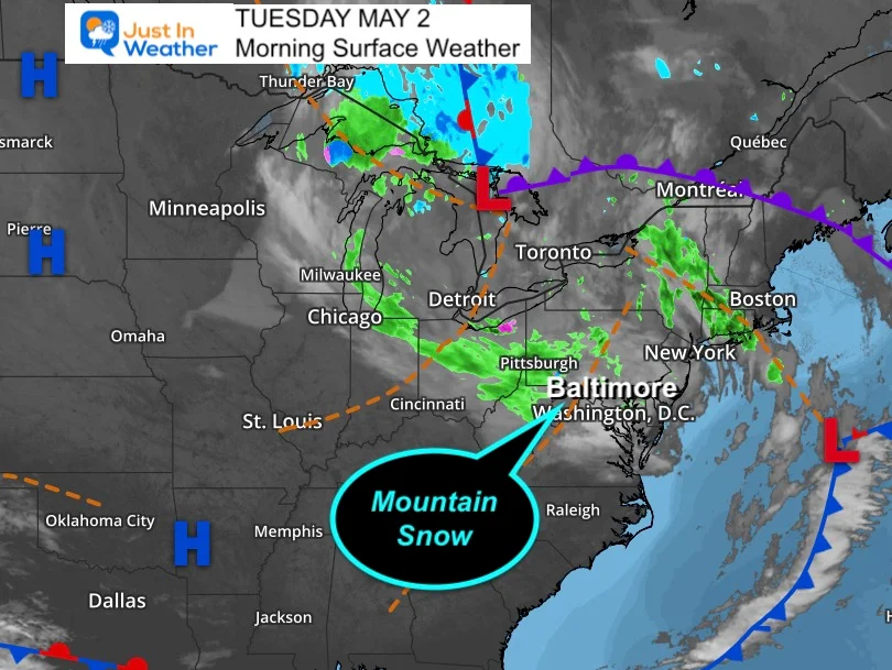 Featured image for Unexpected May Snow Storm Hits Northeast and Mid-Atlantic Regions