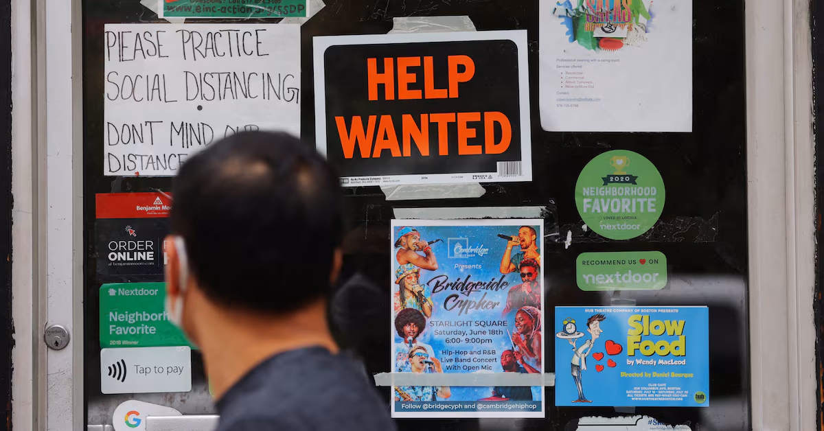Job Openings in US Near Two-Year Low as Labor Market Loosens