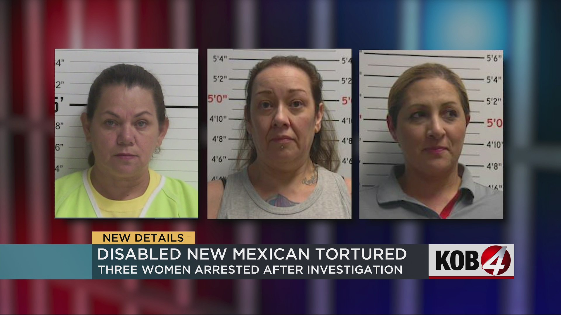 Three Women Arrested for Torturing Disabled Woman in New Mexico