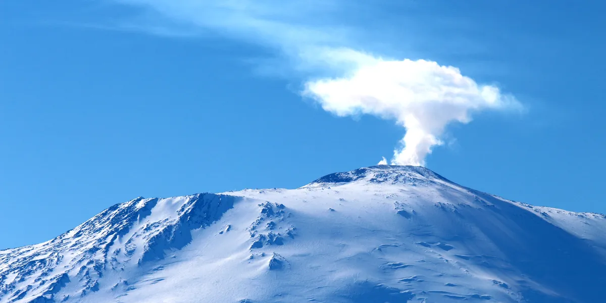 "Antarctica's Mount Erebus: Spewing Gold and Potential Eruptions"