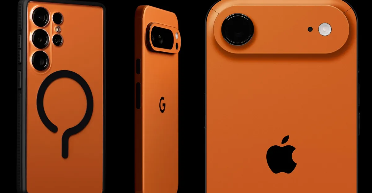 Featured image for Dbrand's Cosmic Orange skins now available for Pixel 10, iPhone, Xbox, and more