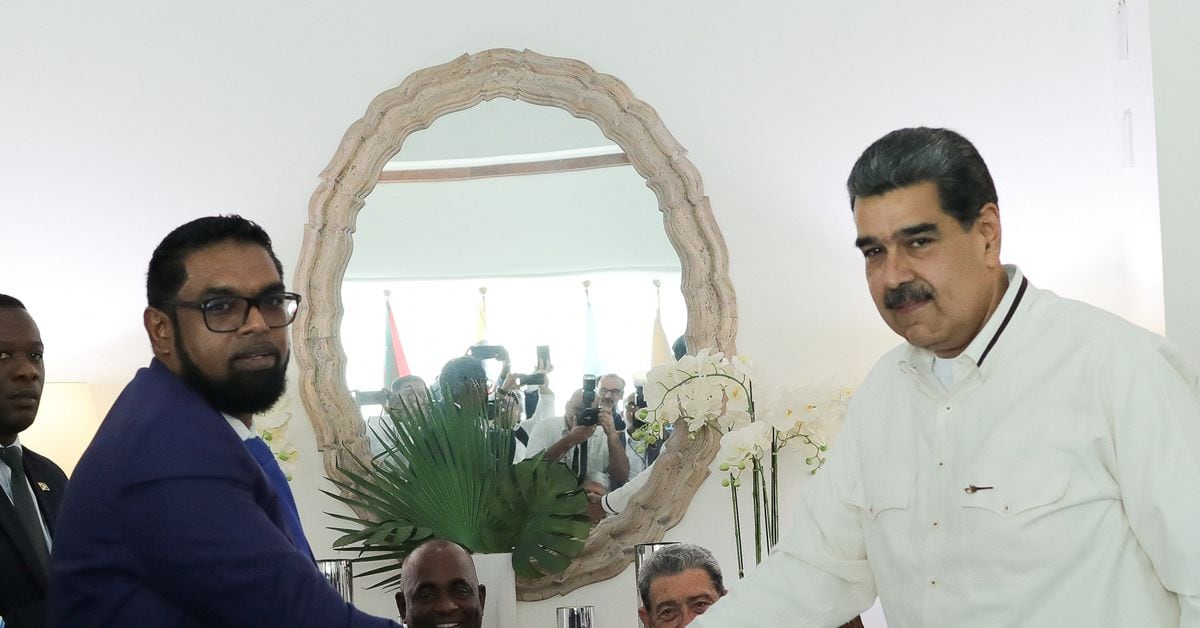 "Guyana and Venezuela Commit to Peaceful Resolution in Esequibo Dispute"