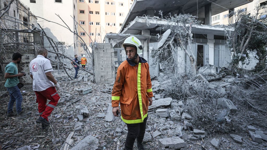 Gaza's Terrified Residents Flee Israeli Strikes, Facing Severe Conditions