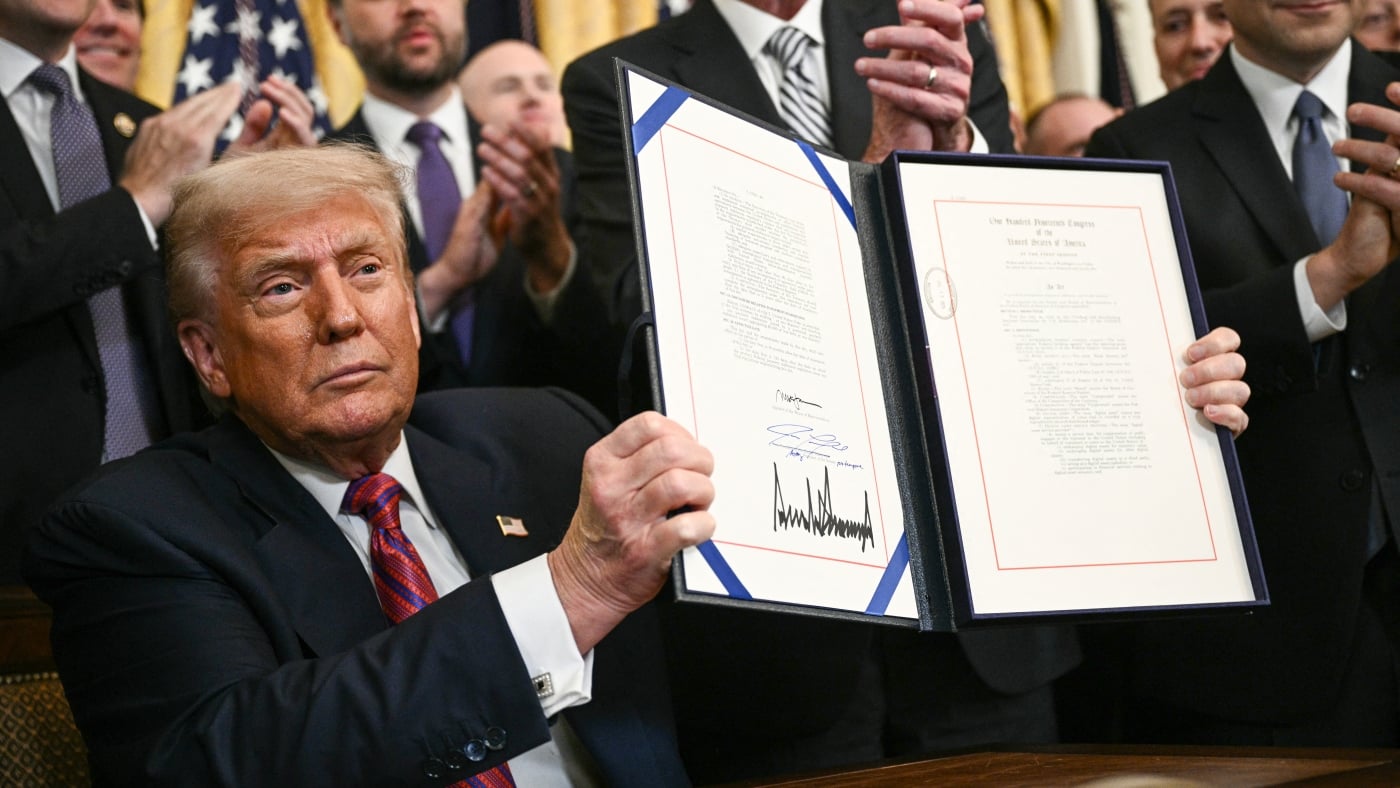 Featured image for Trump Signs Crypto Legislation Amid Ongoing Epstein Controversy