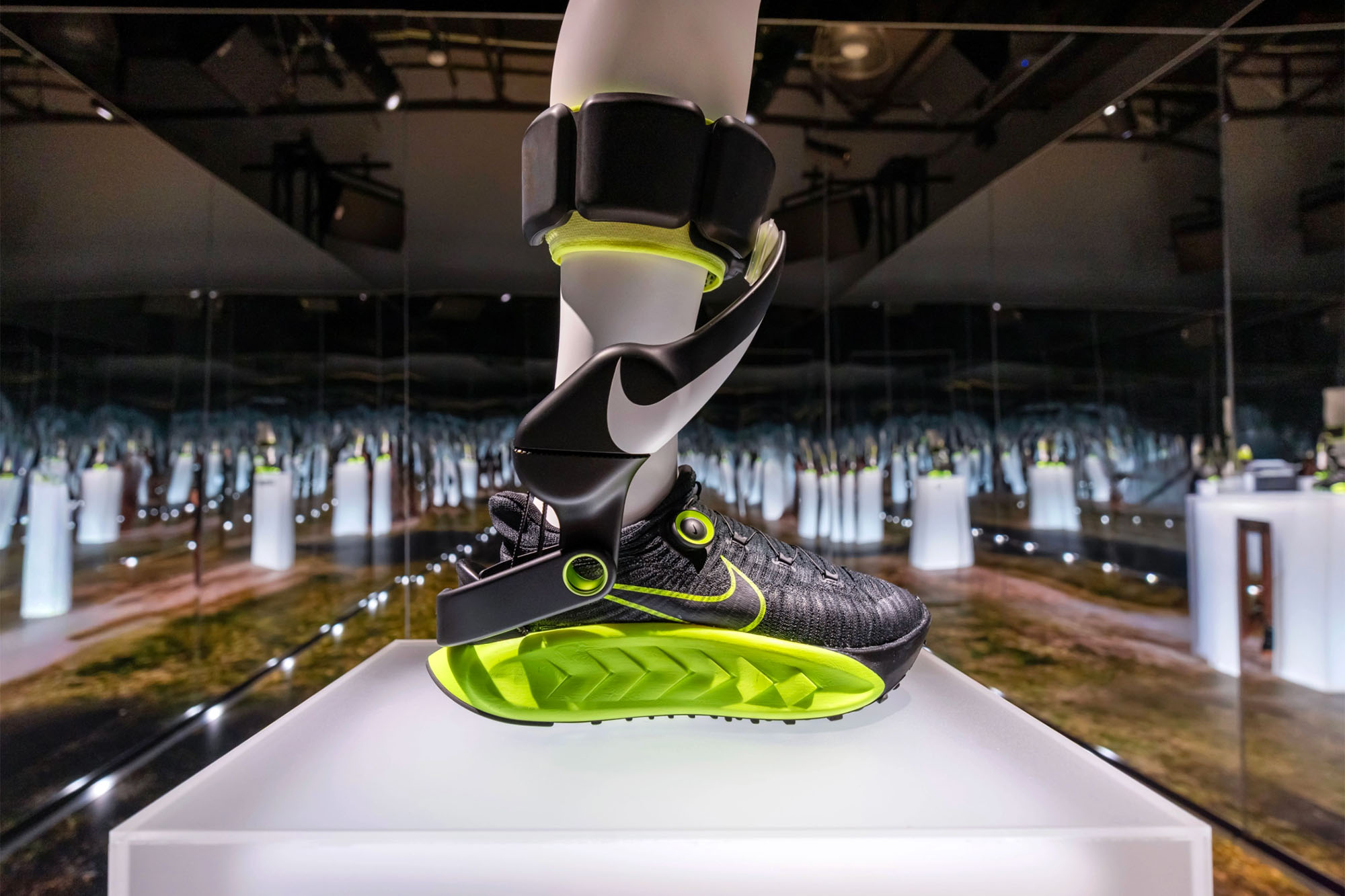 Featured image for Nike Launches 'Innovation Engine' with Robotic and Motorized Footwear