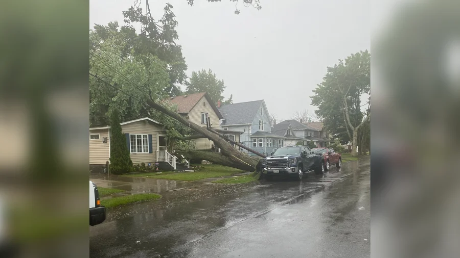 Severe Thunderstorms Wreak Havoc Across Western New York and Vermont.