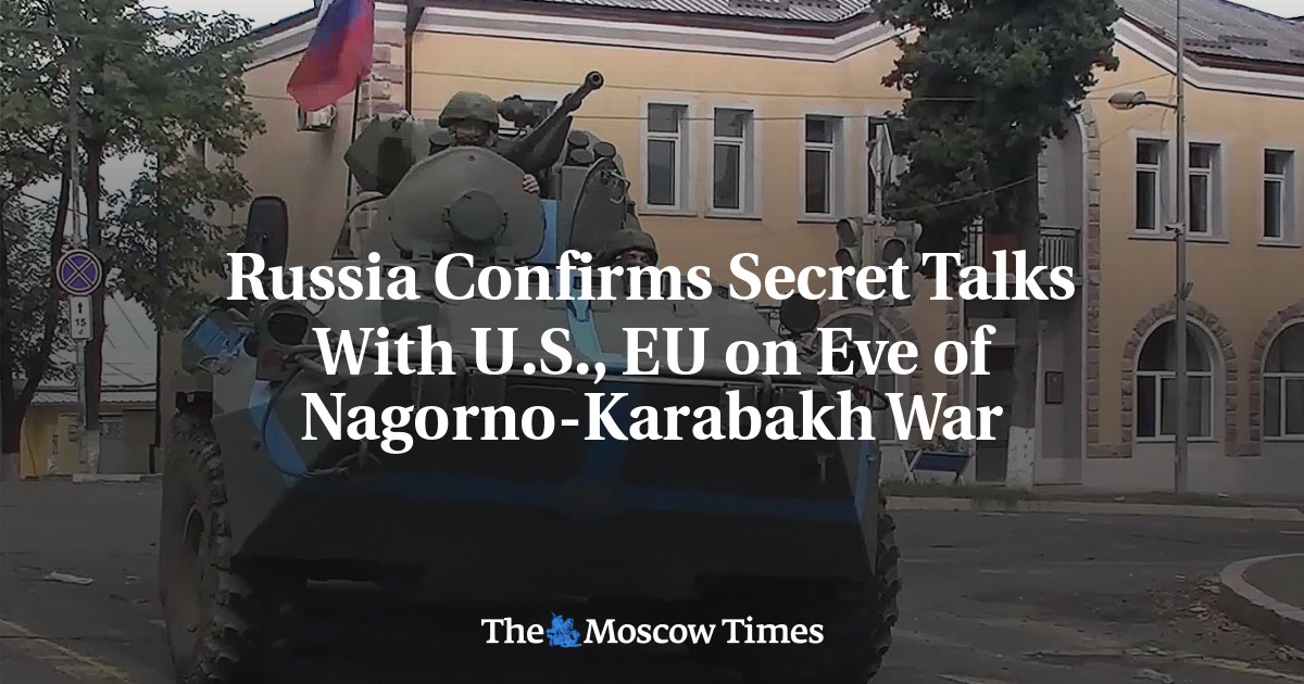 "Russia's Covert Negotiations with U.S. and EU Prior to Nagorno-Karabakh Conflict Revealed"