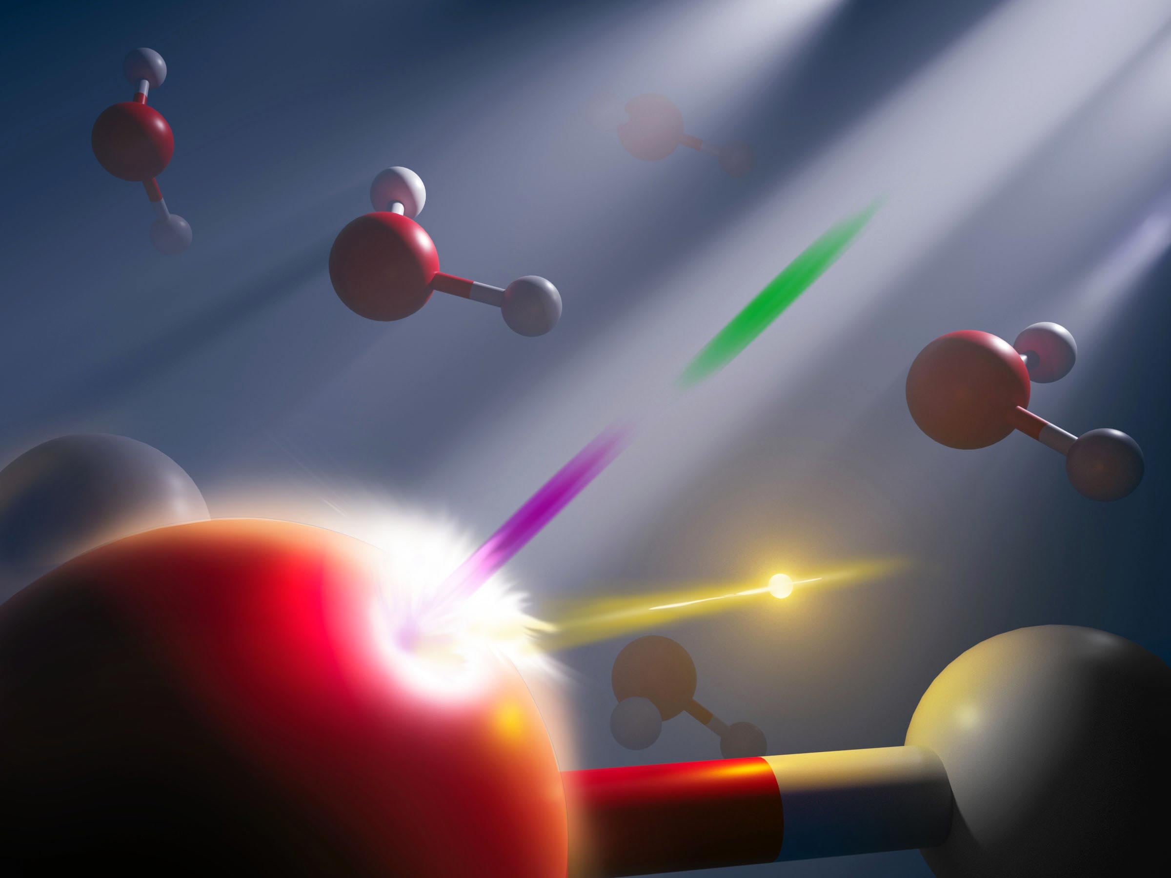 Featured image for "Real-Time Capture of Electron Motion in Liquid Water Reveals Fastest Molecular Snapshot"