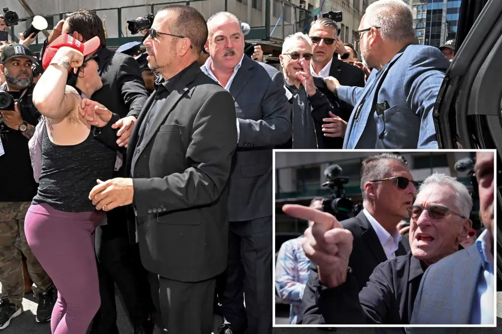 Robert De Niro's Fiery Biden Campaign Speech Sparks Chaos Outside Trump Trial