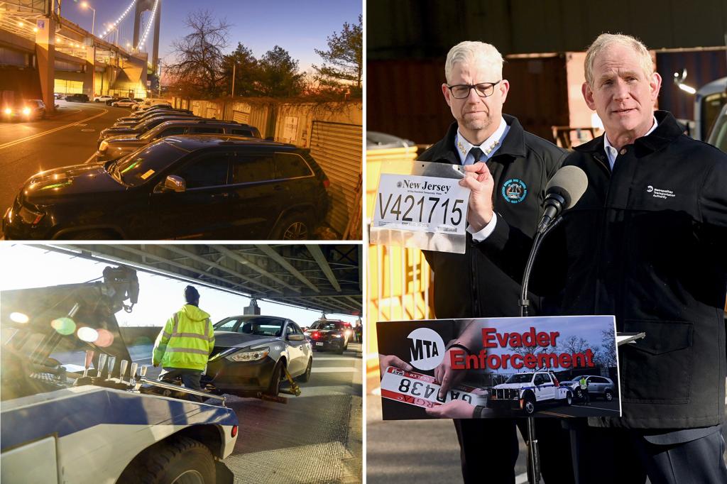 "MTA's Crackdown: 44 Toll Cheats Nabbed, $1M in Unpaid Fees Seized"