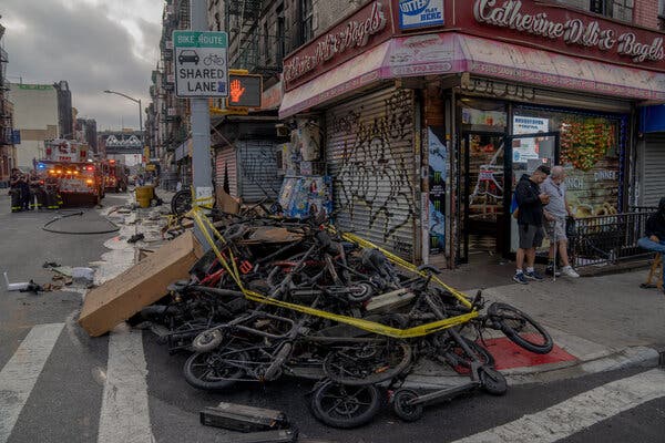 Featured image for E-Bike Battery Fires Spark Safety Concerns in NYC