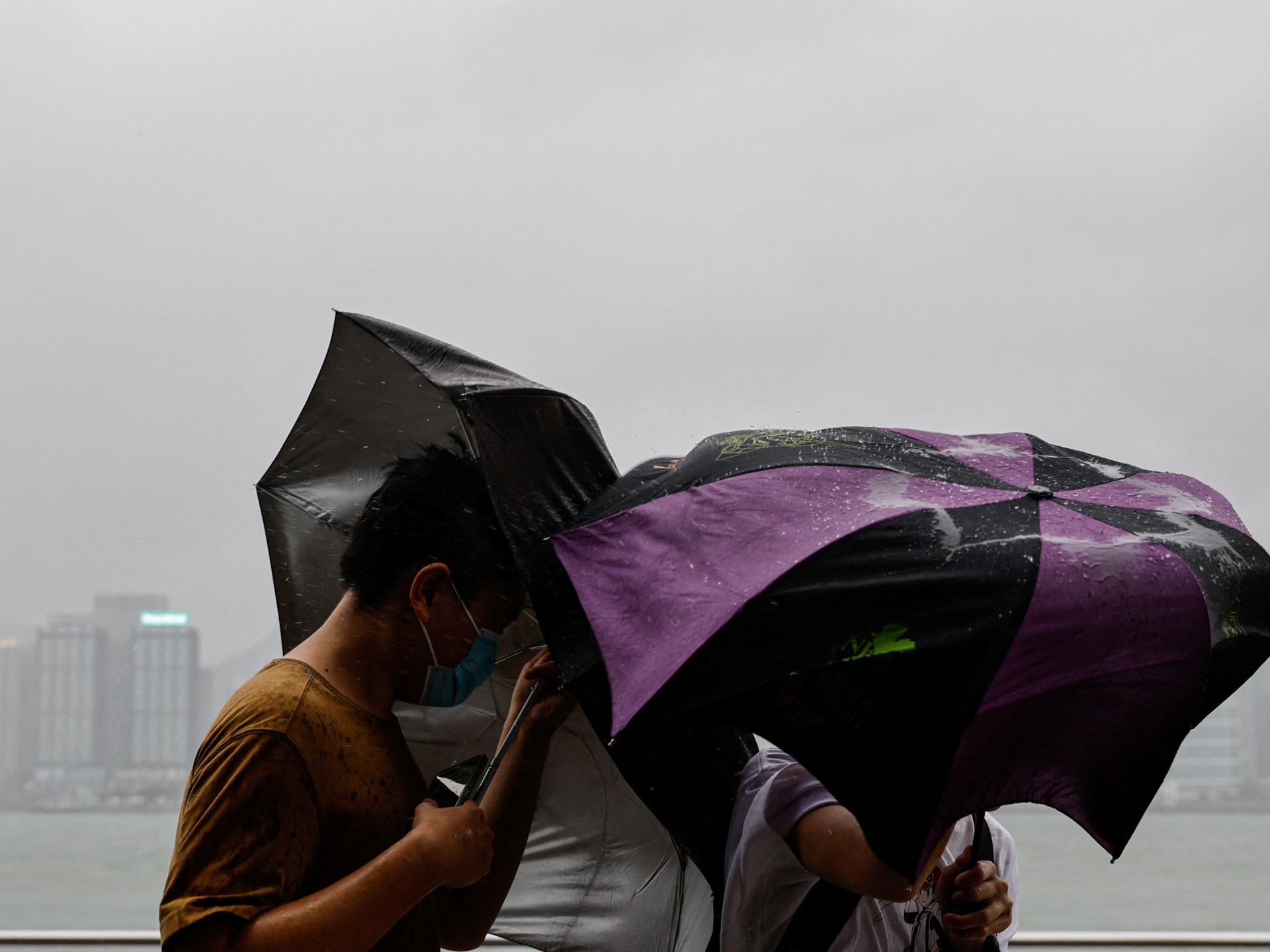 "Typhoon Saola Threatens Hong Kong and Macau, Prompting Shutdowns and Alerts"