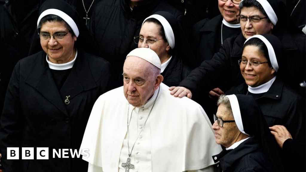 Pope Francis grants women voting rights at bishops' meetings.