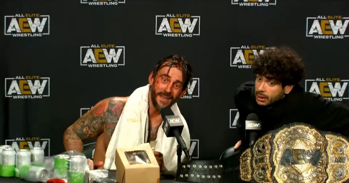 Featured image for "AEW to Air CM Punk and Jack Perry Backstage Altercation Footage"