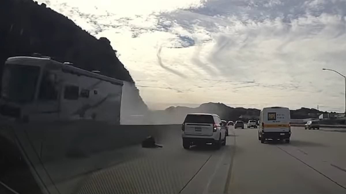 Featured image for Driver Miraculously Survives Being Ejected from RV onto Busy Freeway