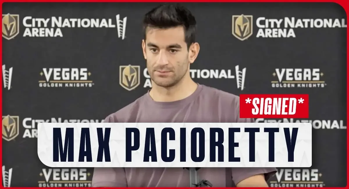 Capitals Take a Gamble on Max Pacioretty with One-Year Deal