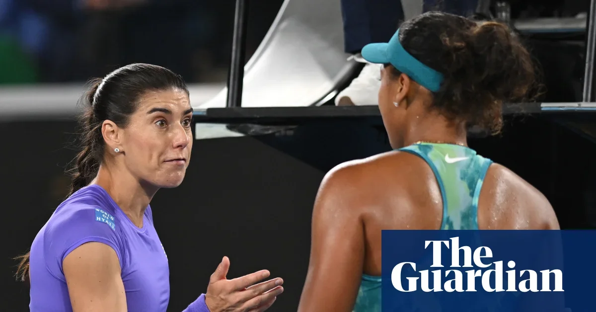 Osaka survives Cirstea in Melbourne as on-court fire prompts fair-play clash