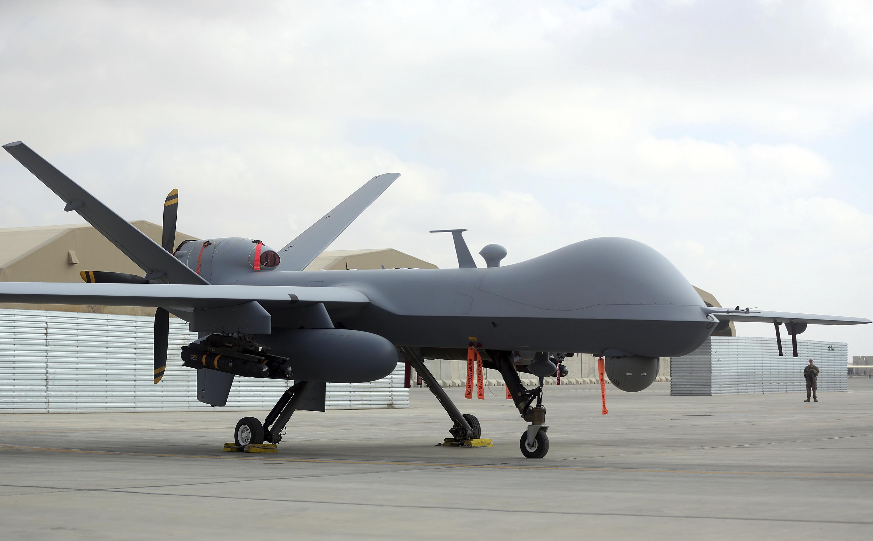 Russian fighter jet downs US drone in Black Sea, violating international law.