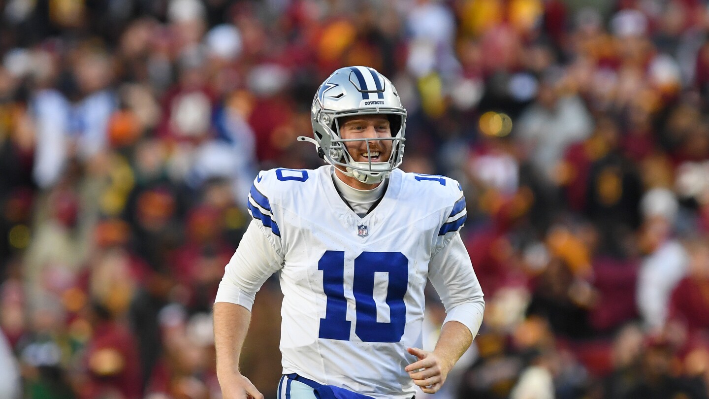 Featured image for Cowboys' QB Cooper Rush Limited Ahead of Thanksgiving Game