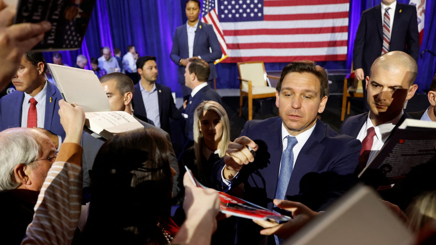 Trump Super PAC Files Ethics Complaint Against DeSantis