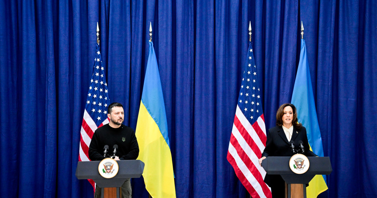 "Harris Stands Firm on Ukraine Aid and Unity, Countering Trump's Approach"