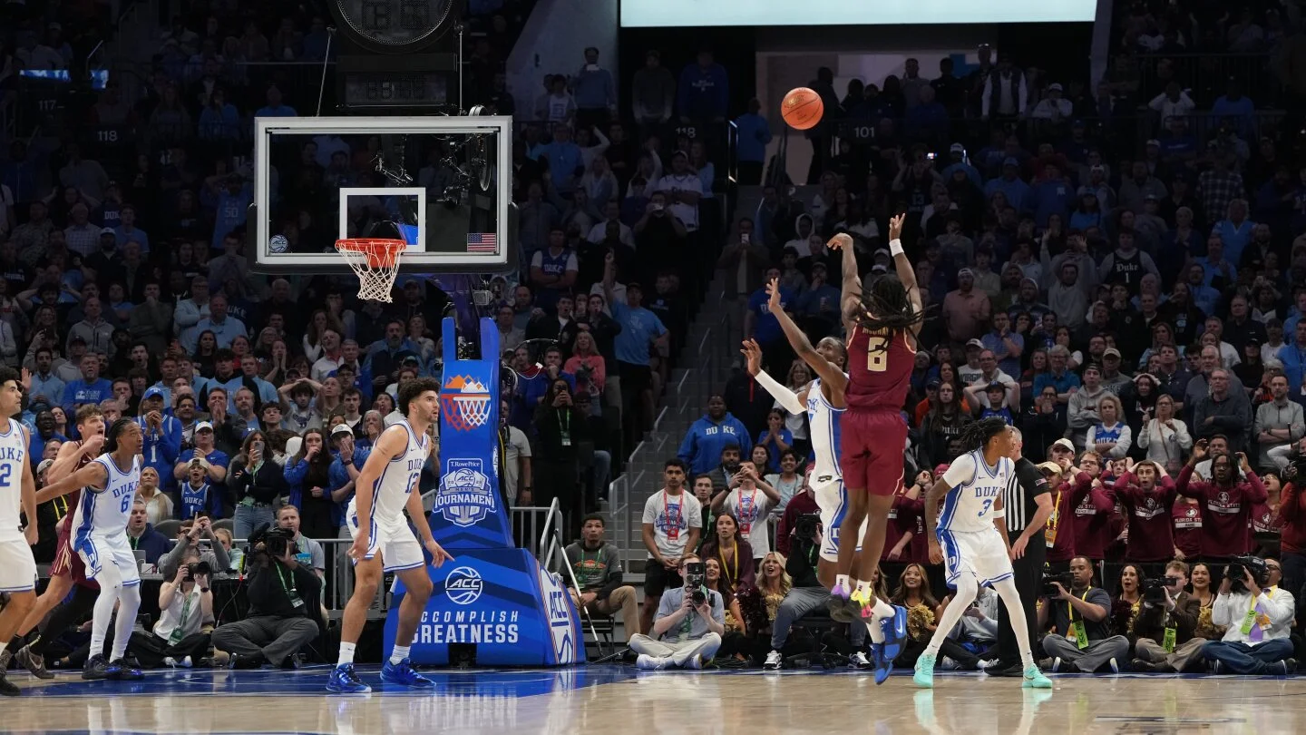 Duke edges Florida State in ACC tourney as late buzzer-game misses the rim