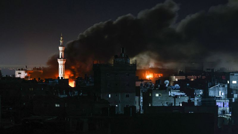 "Israeli Airstrikes and Ground Offensive in Rafah: International Concern Grows"