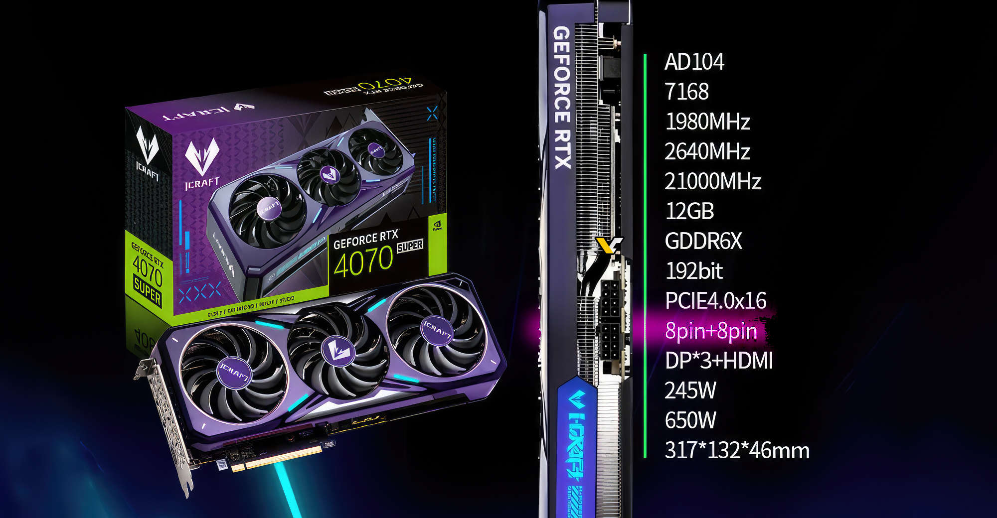 Featured image for "Comparing MaxSun's Dual 8-Pin RTX 4070 SUPER with PNY's $599.99 Dual-Fan 12GB GDDR6X VRAM Model: A GPU Showdown"