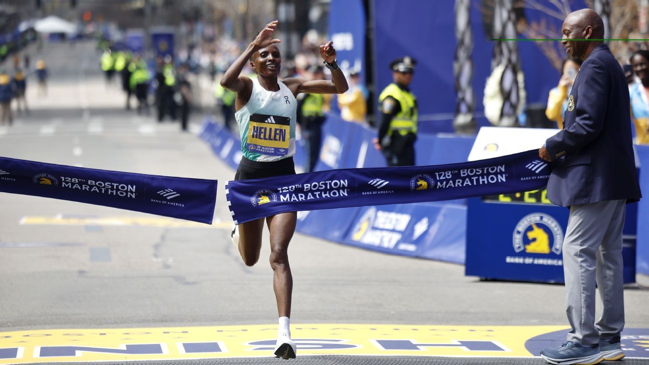 Featured image for "Hellen Obiri Retains Women's Title at Boston Marathon"