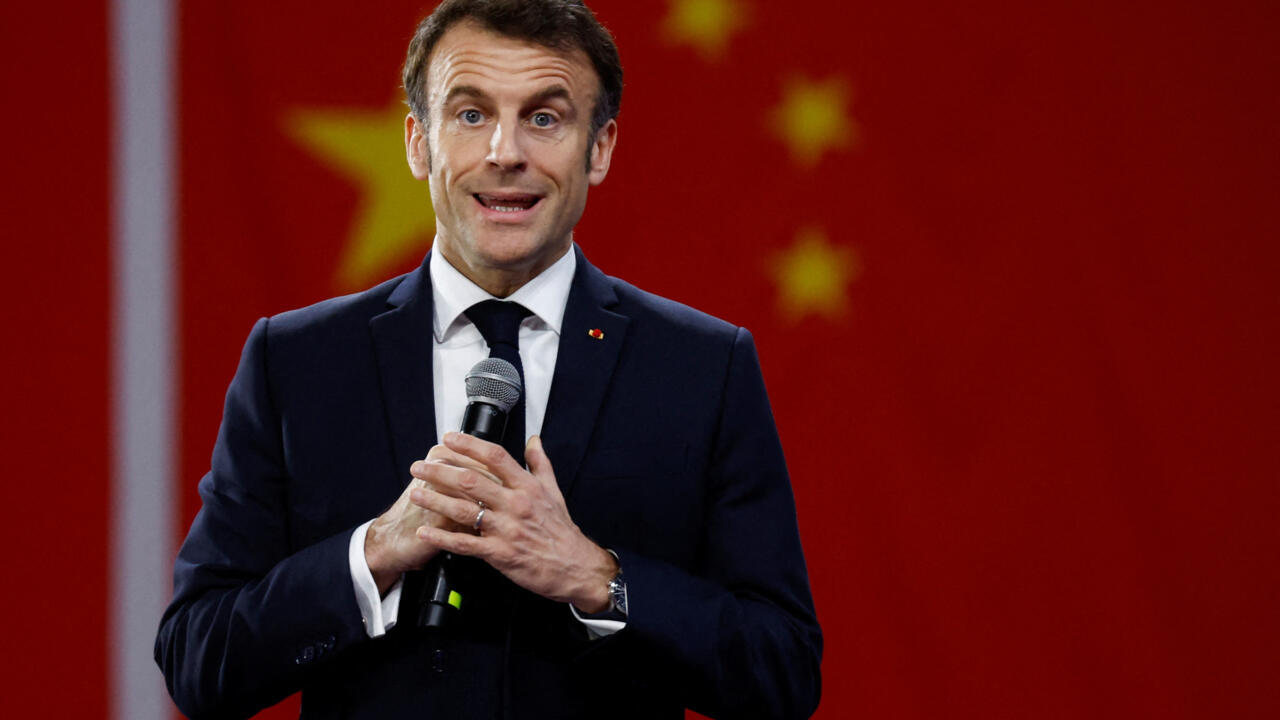 Macron's China visit sparks controversy over Europe's stance on US and Taiwan.