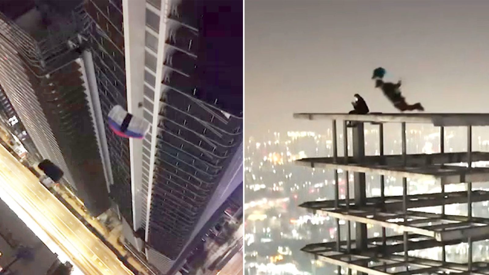 Featured image for "Risky Business: Parachuting Stunts and Graffiti-Covered Skyscrapers in Downtown LA"