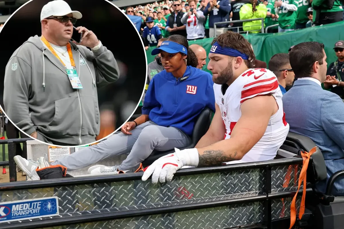 Cam Skattebo Injured in Week 8, Receives Support from Eagles' Big Dom