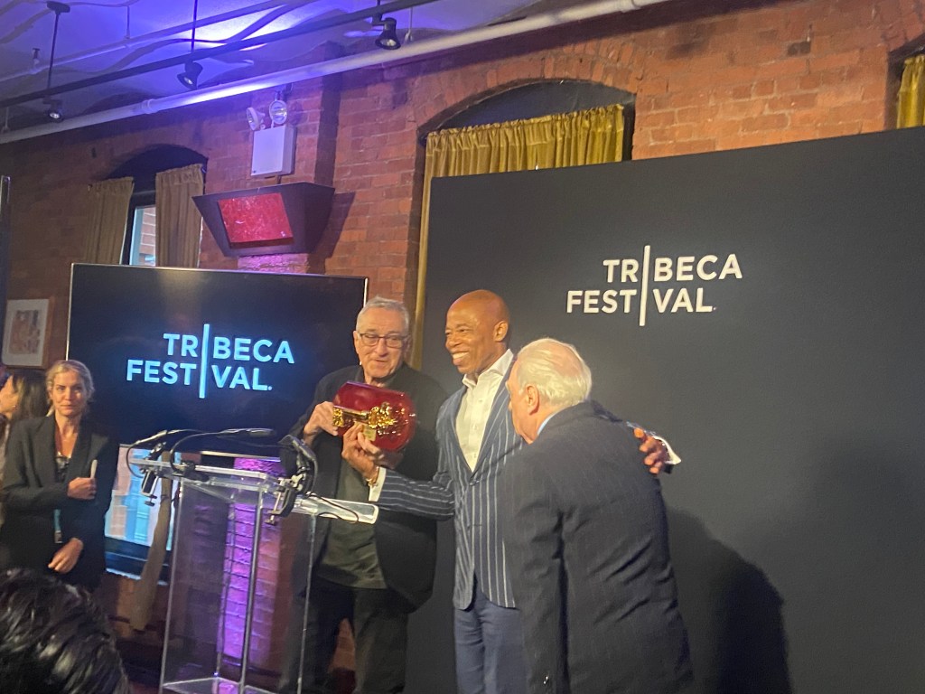 Tribeca Festival Honors De Niro with Scorsese and Key to City.