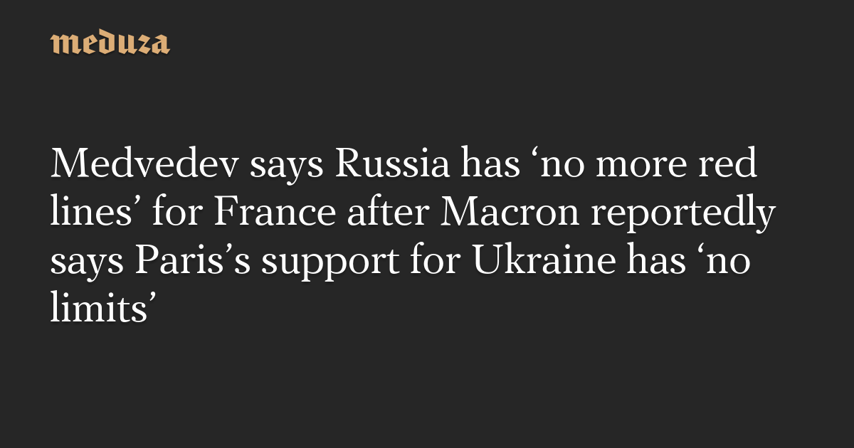 Featured image for "Macron's Bold Move: Russia's Red Lines and France's Unlimited Support for Ukraine"