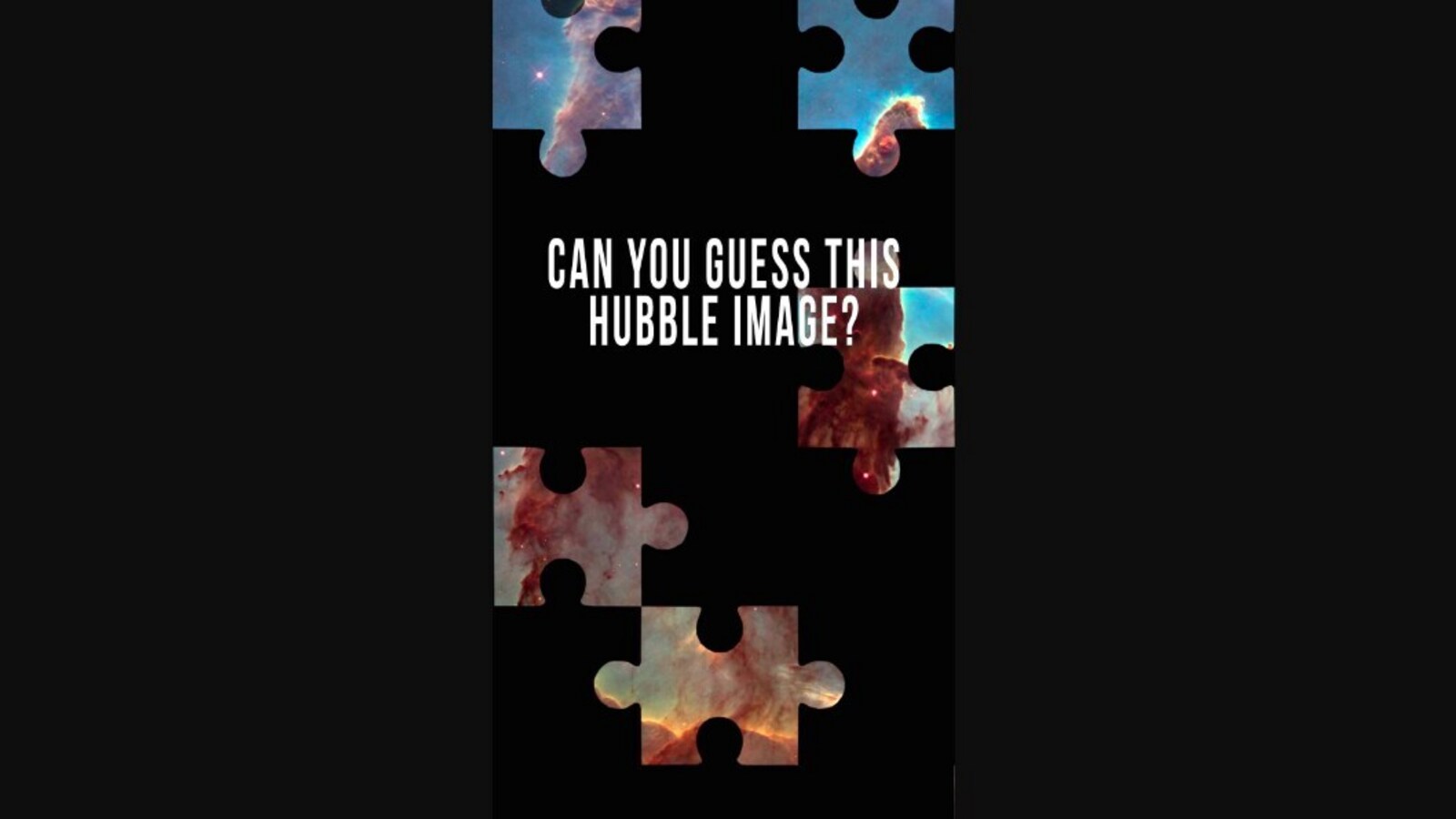 "NASA Transforms Hubble Telescope's Iconic Image into Captivating Puzzle"