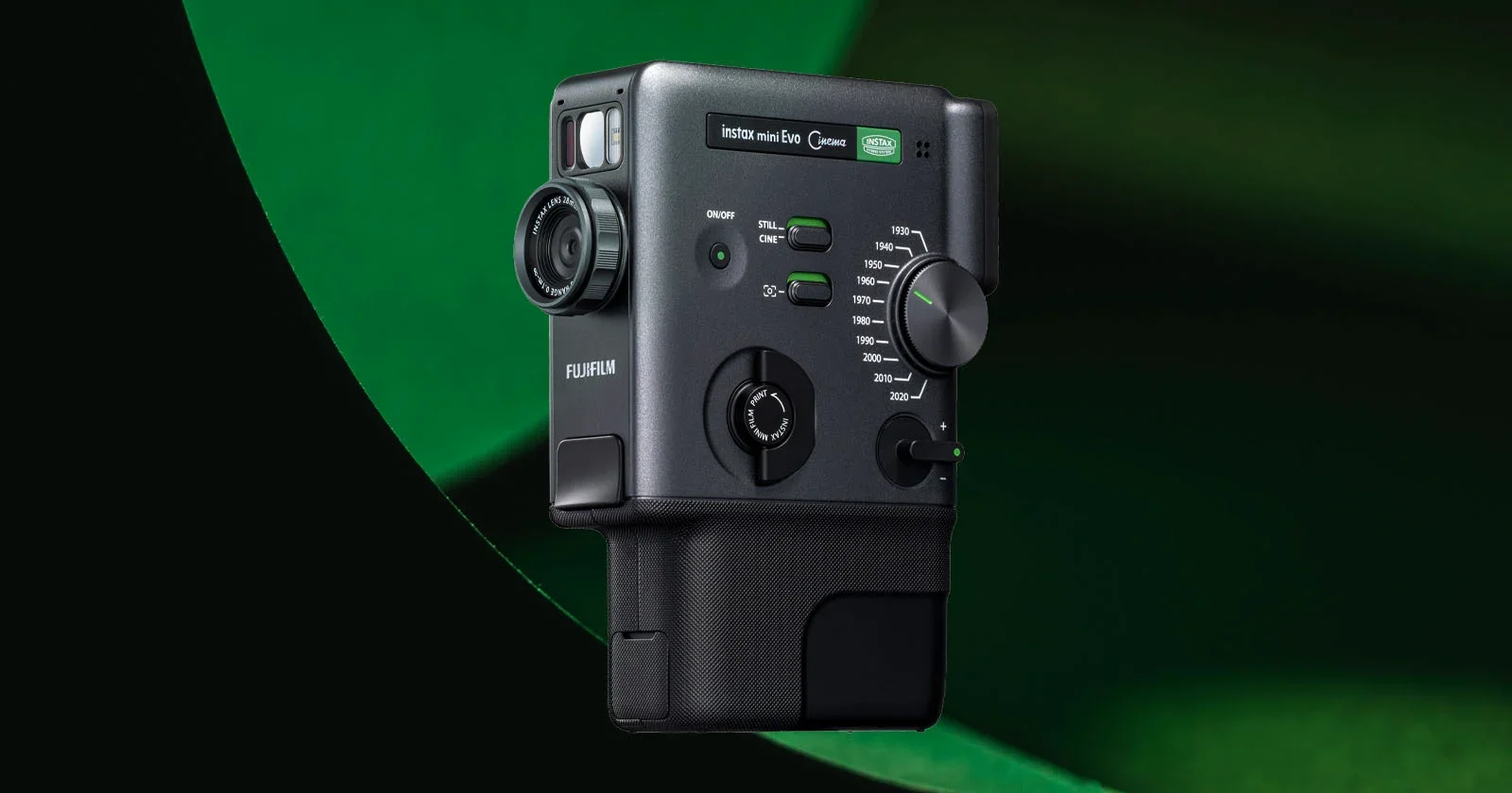 Fujifilm's Instax Mini Evo Cinema Merges Vintage Video Effects with Instant Printing