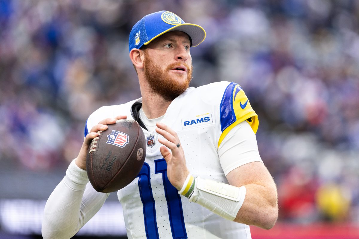 Featured image for "Rams Opt for Carson Wentz as Starting QB in Season Finale Amid Playoff Calculations"