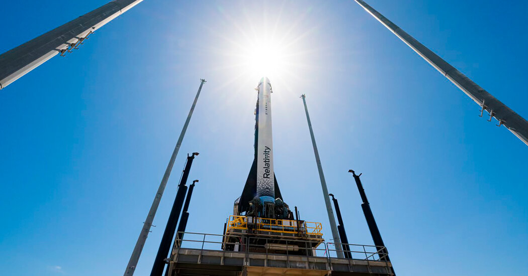 Featured image for Relativity Space's 3D-Printed Rocket Fails to Reach Orbit in Launch Attempts.
