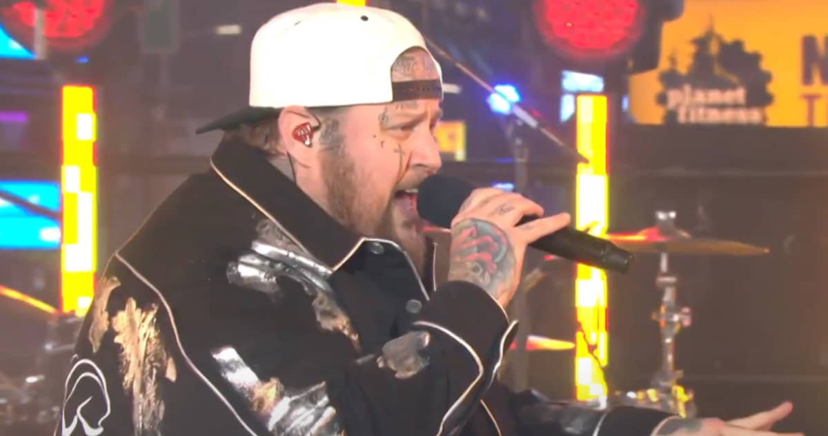 Featured image for "Jelly Roll Rocks New Year's Eve with Hit Medley After Bunnie XO's Intro"