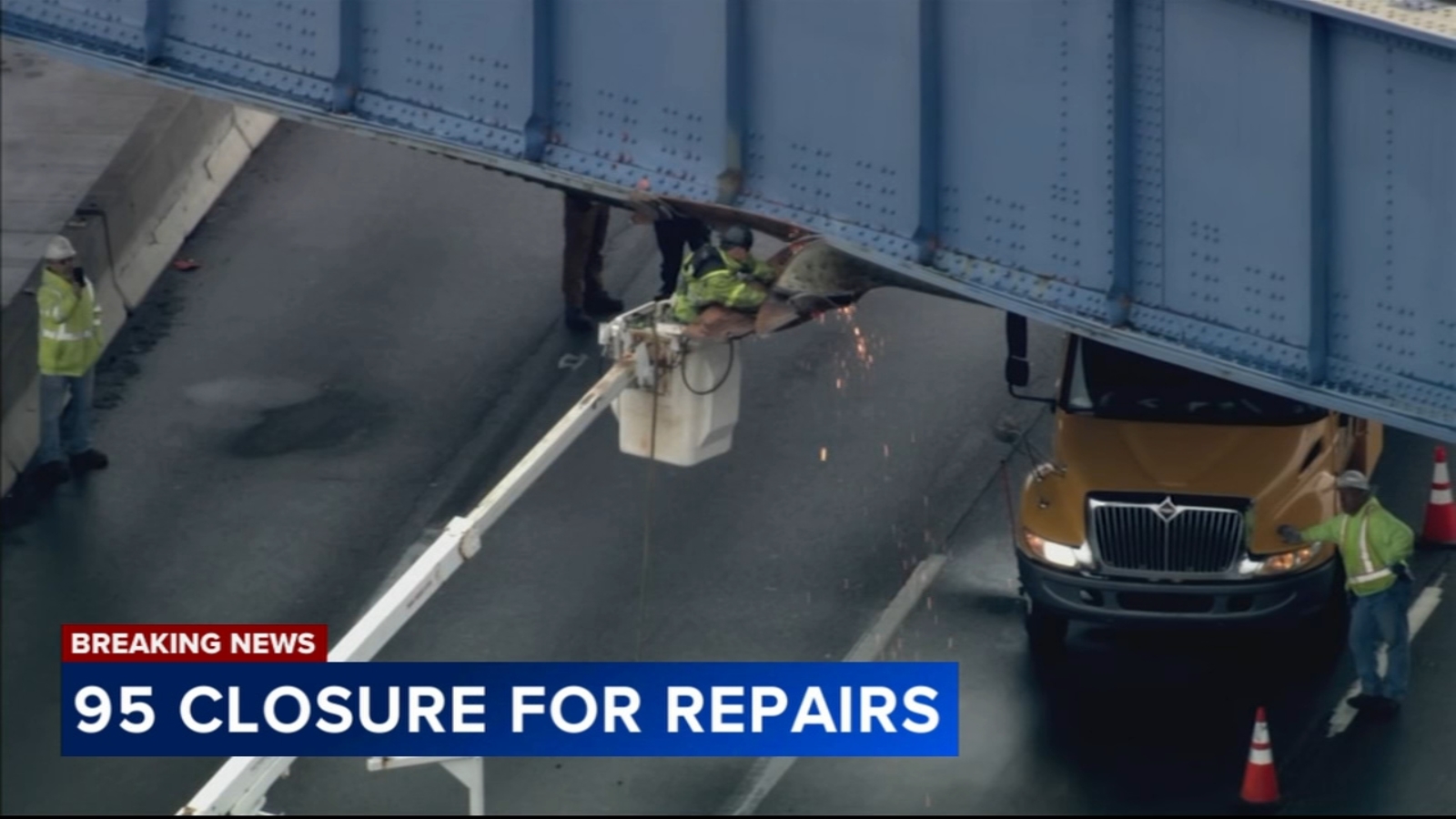 Featured image for Truck Accident Forces Extended Closure of I-95 Northbound in Philadelphia