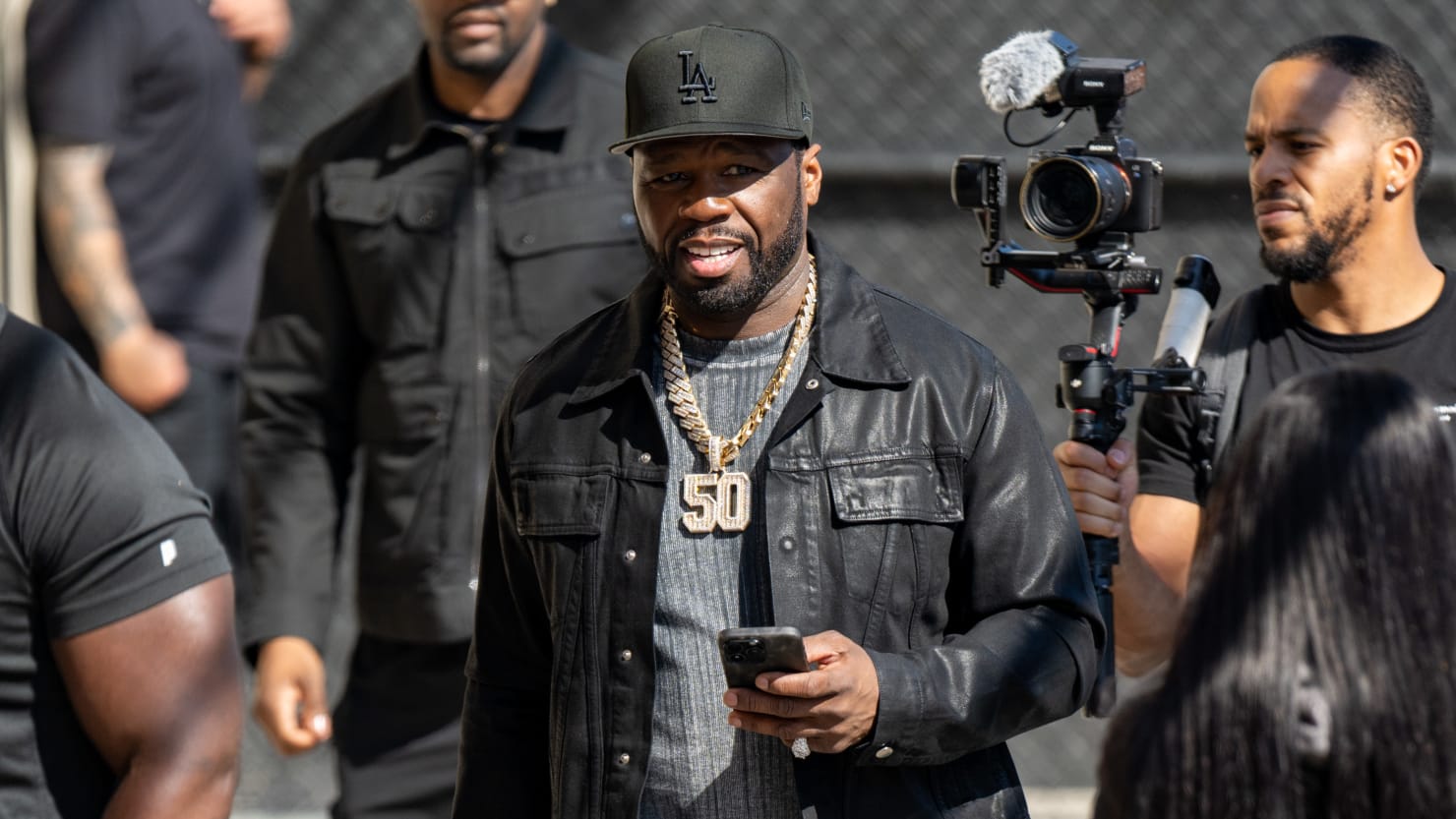 Featured image for "Diddy's Drama: 50 Cent's Mockery, Custody Battle, and Homeland Security Raid"