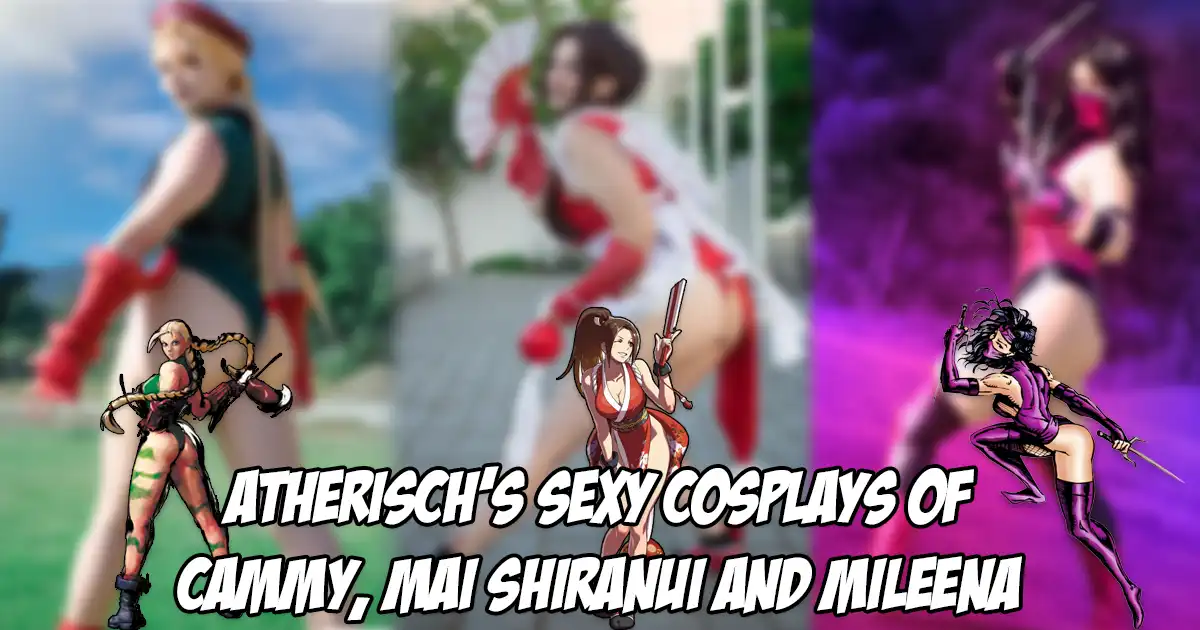 Cosplayer Atherisch Rocks Skimpy Outfits as Iconic Fighting Game Characters.